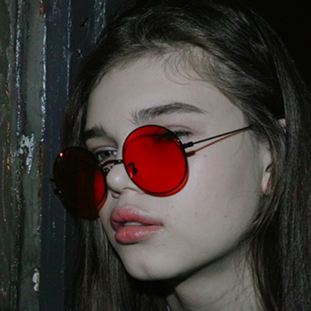Double Lovers Powder Sunglasses black / Red
